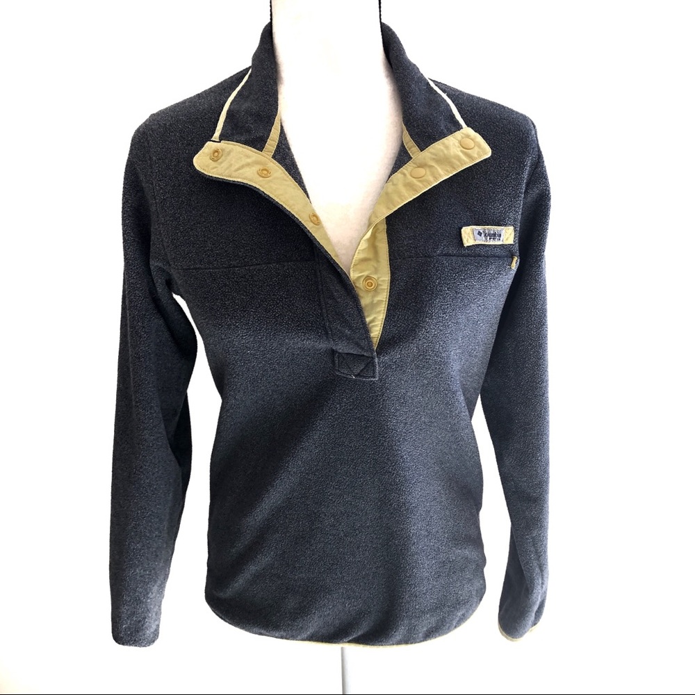Columbia Small Woman’s  pull over Button sweater